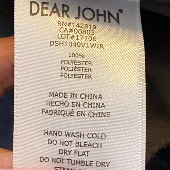 Dear John YANIS VELVETY TOP WINTER GREY. L - Picture 8 of 8